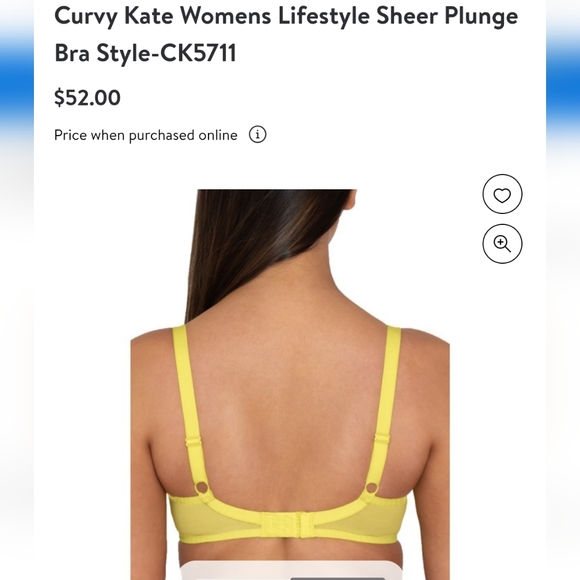 Curvy Kate Lifestyle Plunge Bra, NWT - Picture 3 of 10